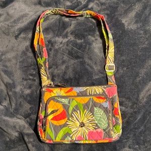 Vera Bradley Little Hipster Purse in Jazzy Blooms